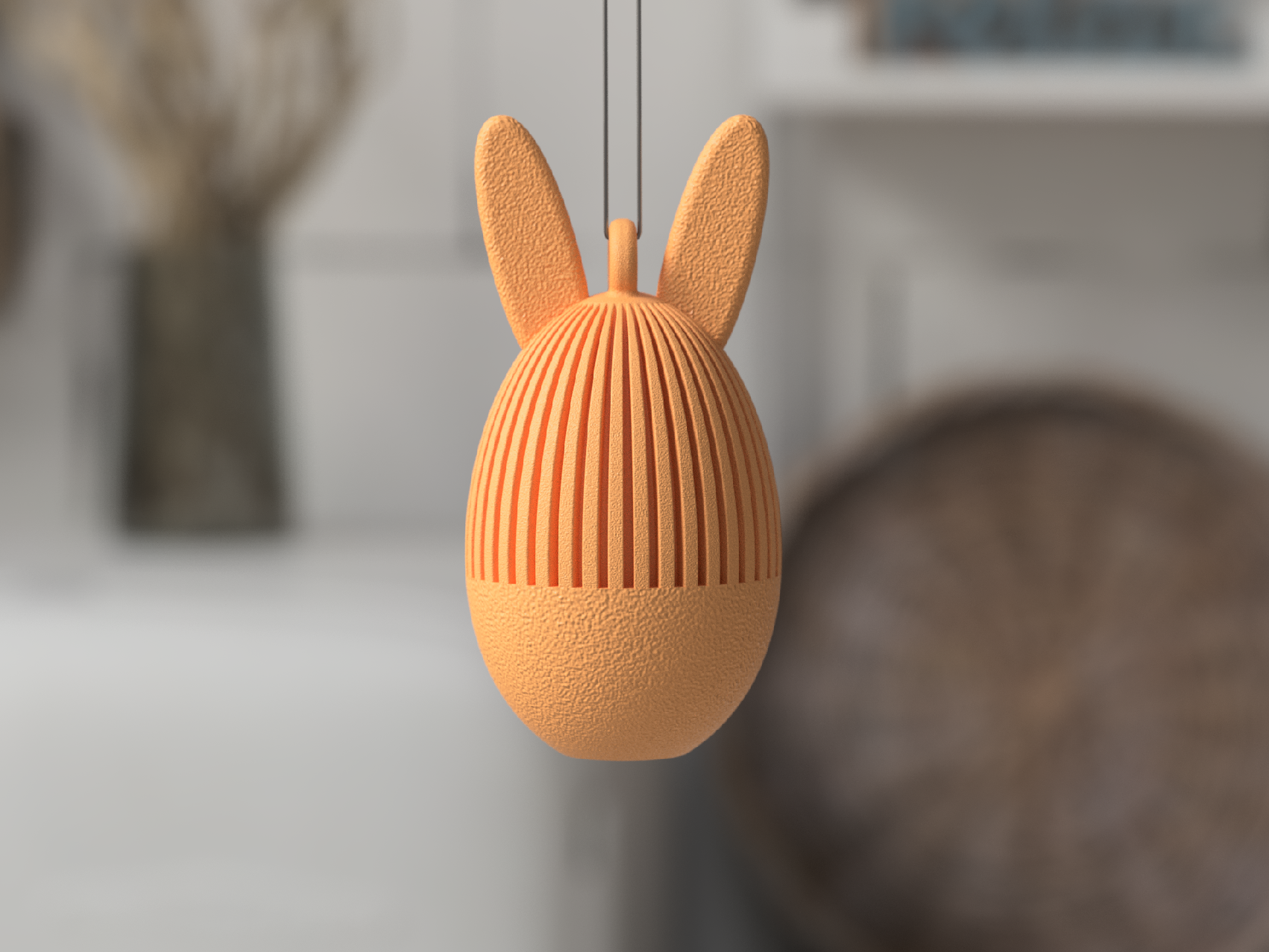 Veľkonočná závesná dekorácia vajíčka