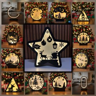 3D Vianočné a dizajnové lampy - Novinka ktorú sme pridali na e-shop. Buďte medzi prvými, kto si objedná rozjasnenie...